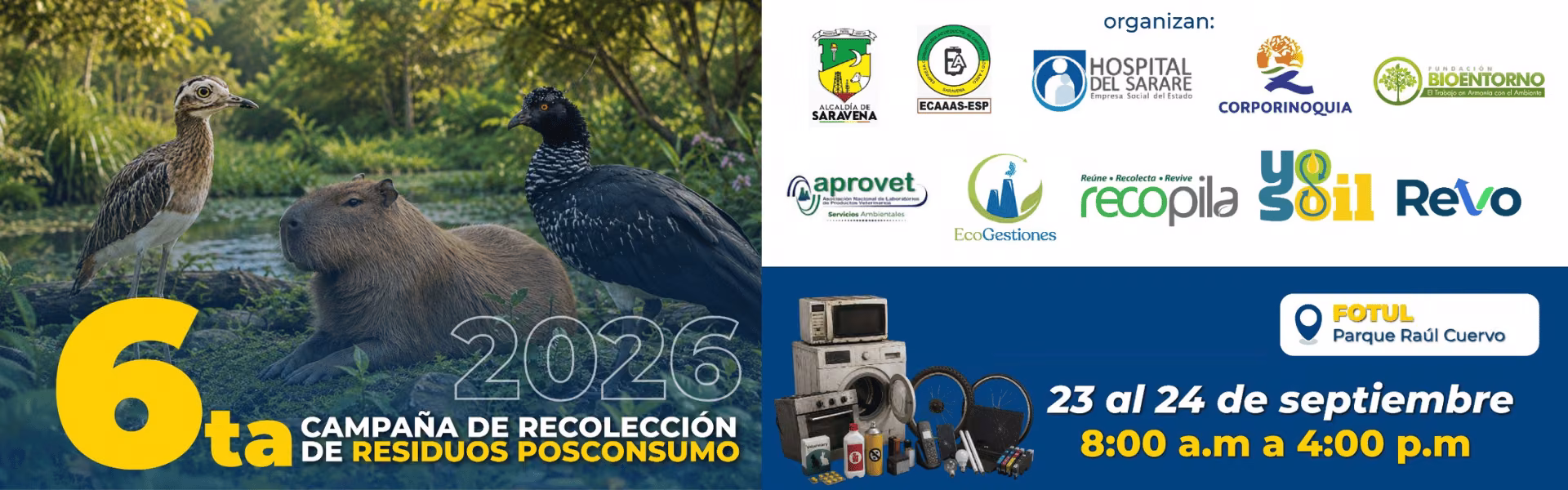6ta Campaña de Recolección Posconsumo Fortul
