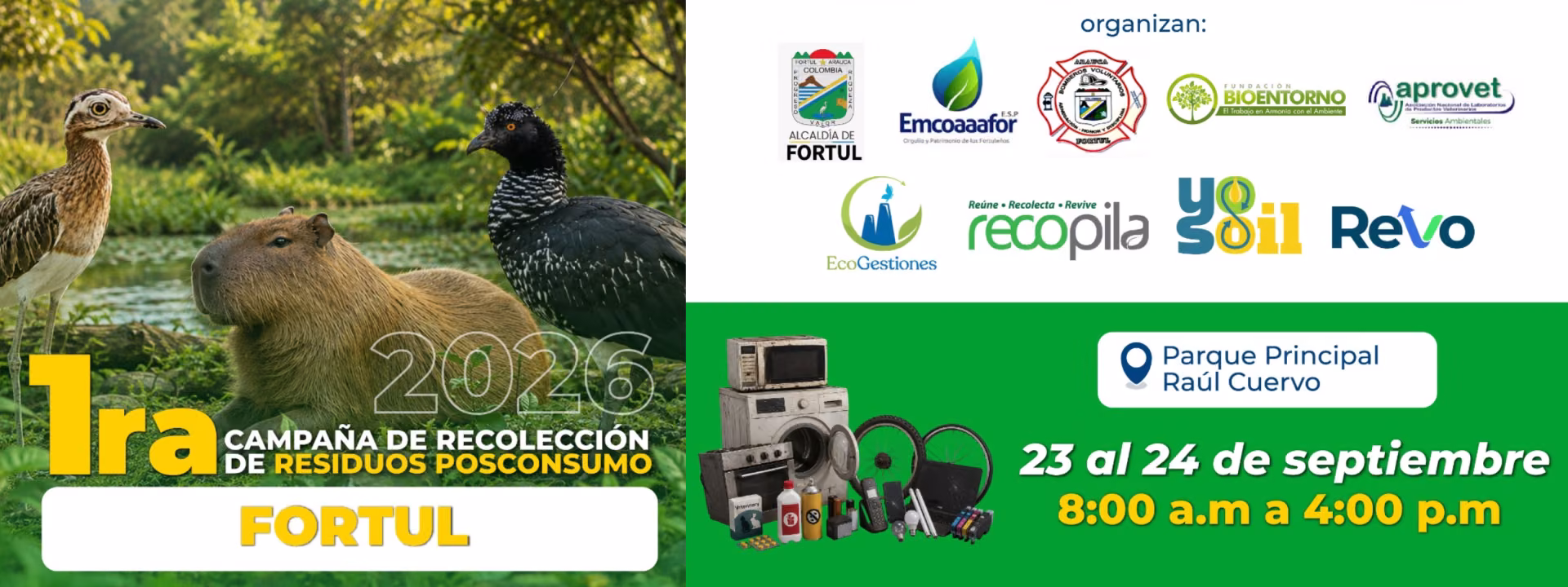 6ta Campaña de Recolección Posconsumo Fortul