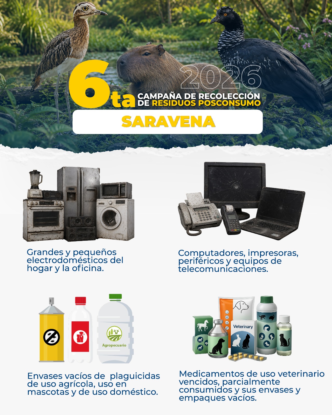 6ta Campaña de Recolección de Residuos Posconsumo Saravena
