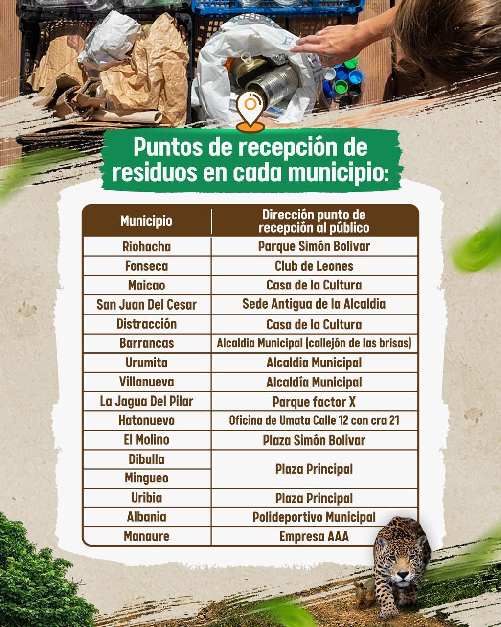 Jornada posconsumo la Guajira 2026