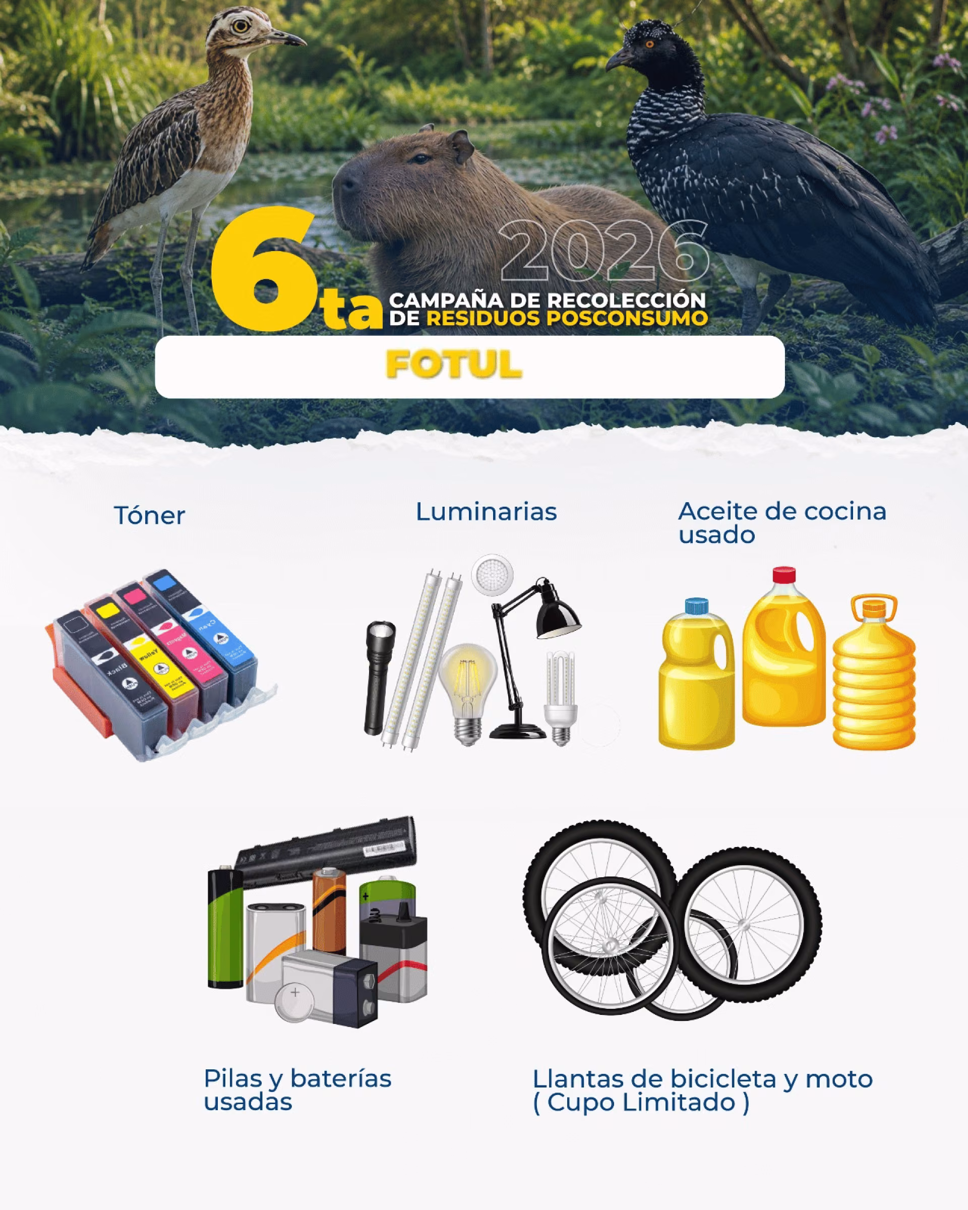 6ta Campaña de Recolección Posconsumo Fortul