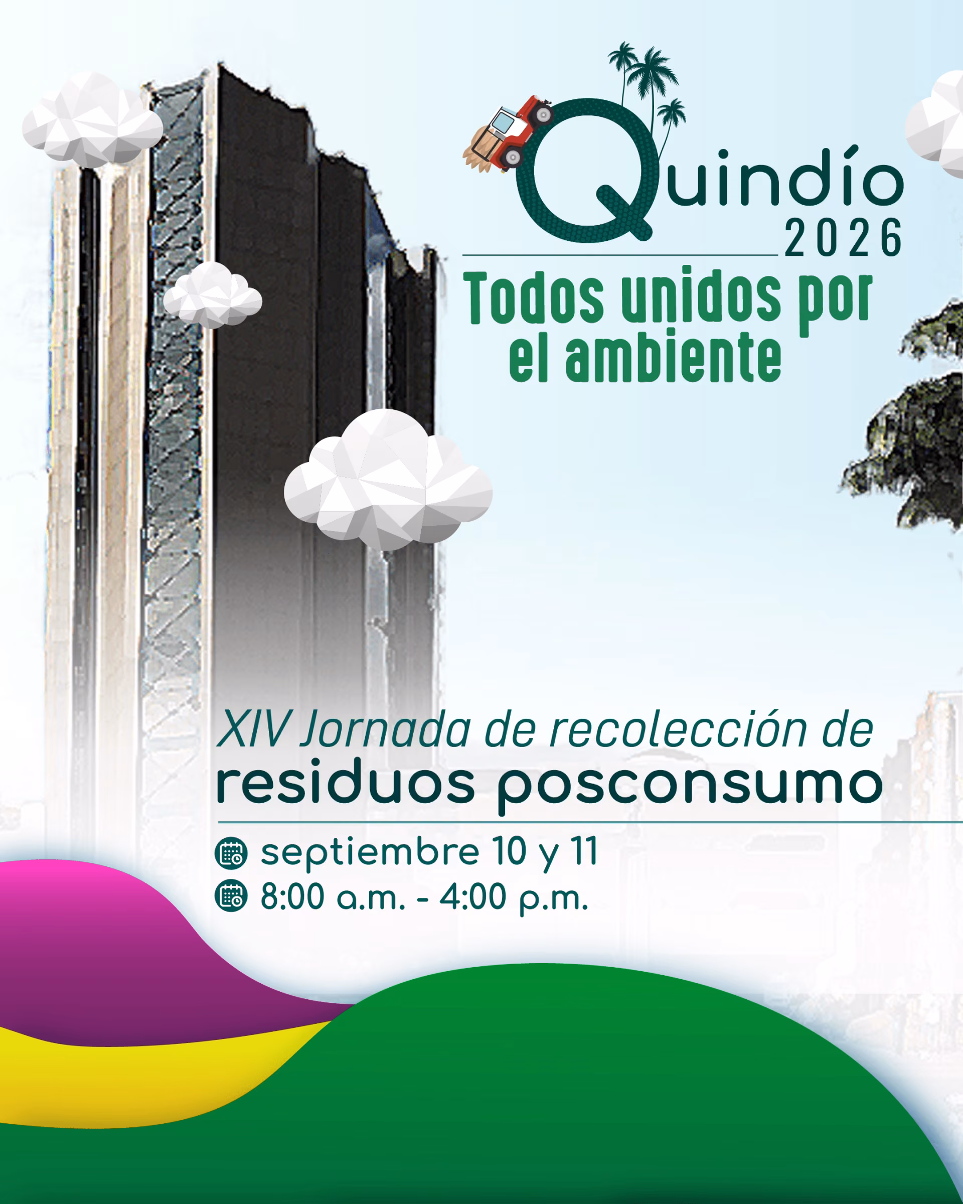 XIV Jornada de recolección de residuos Posconsumo Quindio