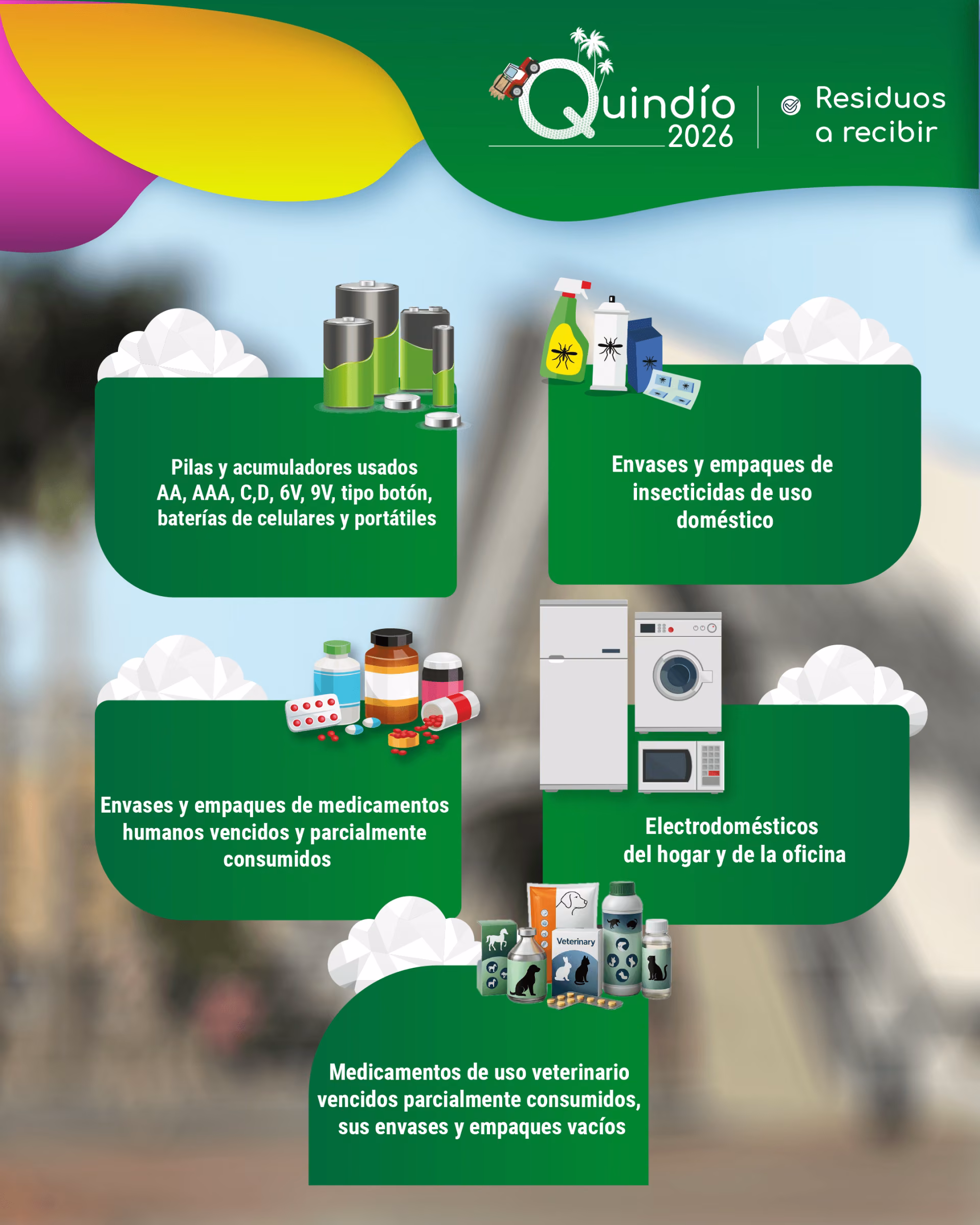 XIV Jornada de recolección de residuos Posconsumo Quindio